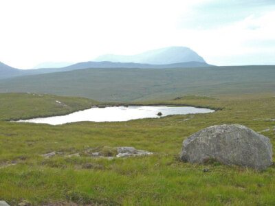 Photo 6x4 Lochan on the Mione Am Meall/NC5355 Here on the Eastern slopes c2008