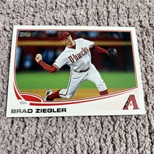 2013 Topps Series 1 Arizona Diamondbacks Baseball Card #169 Brad Ziegler