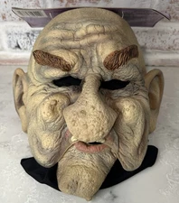VTG 1998 Paper Magic Group Halloween Mask Moveable Jaw Old Man NWT