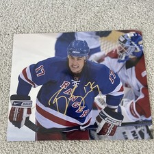 Brandon Dubinsky Autographed 8x10 Photo New York Rangers NHL Hockey Jackets
