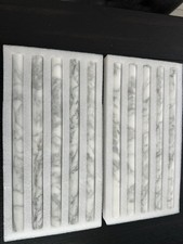 10 Marble-Look Round Waterproof Border Tile S...
