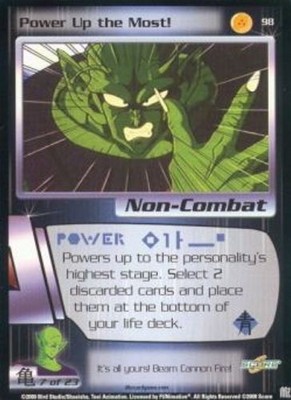 Power Up the Most! - Saiyan Saga (Limited) - Dragon Ball Z CCG (Score 2000)