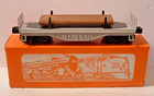 VINTAGE LIONEL POSTWAR #6111 FLATCAR W/3 ORIGINAL LOGS - RBOX - EXC - C7 — photo 1