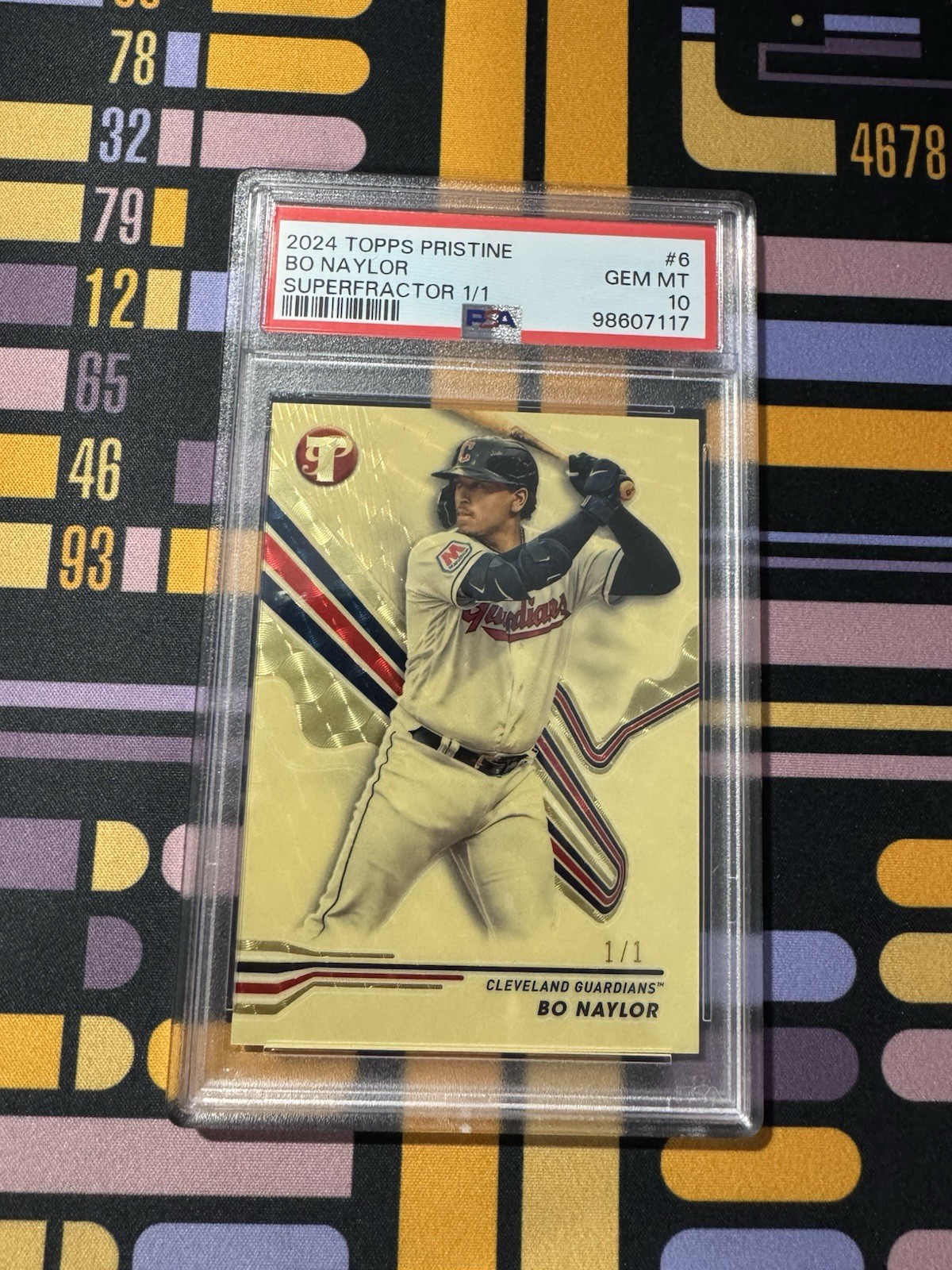 BO NAYLOR 2024 Topps Pristine SUPERFRACTOR 1/1 PSA 10 Guardians