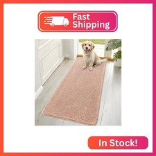 OLANLY Dog Door Mat for Muddy Paws 70x32, Super Absorbent Chenille Mud Mat