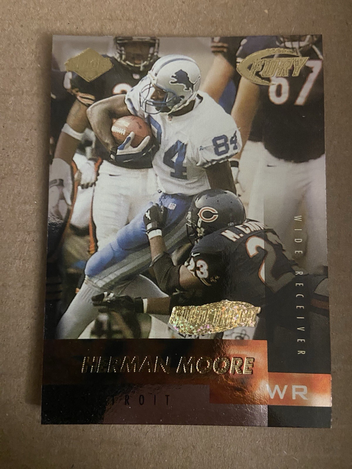 1999 Collector's Edge Fury Gold Ingot Herman Moore #99