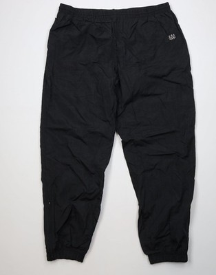 Vintage 90s USA Olympics Mens XL Lined Cuffed Windbreaker Joggers Pants Black