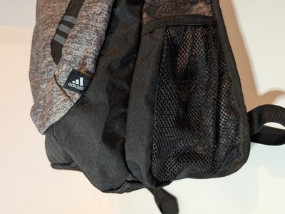 Adidas Load Spring Laptop Backpack Heather Gray Black ClimaCool