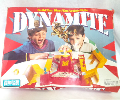 Dynamite Game VERY RARE Vintage 1988 INCOMPLETE