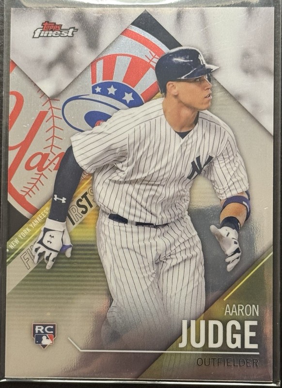 Aaron Judge 2017 Topps Finest RC New York Yankees Card #FFI-AJ 1st Moment