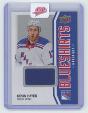 2025-26 UD New York Rangers Centennial Blueshirts Materials Kevin Hayes