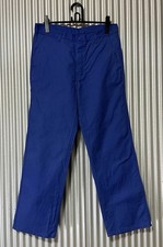 Vintage French Work Pants. W33.8in L30.7in. French trousers.
