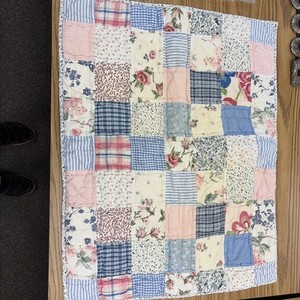 Pottery Barn Kids Pink And Light Blue And Pink Rose Stand Pillow Sham