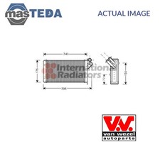 09006129 HEATER RADIATOR EXCHANGER LHD ONLY VAN WEZEL NEW OE REPLACEMENT