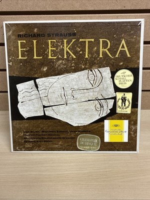 Richard Strauss Elektra Vinyl 2 LP Box Classical w/ Book DGG 2707 011