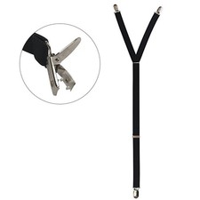 Anti-wrinkle Clip Men and Women Dress Shirt Suspenders for Tucking