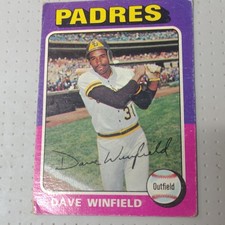 Topps 1975 Dave Winfield San Diego Padres #61 MLB Base Set Baseball Trading Card