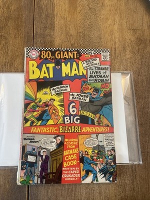 80pg Giant Batman No 182 DC Comics 1966 Silver Age
