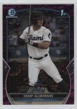 2023 Bowman Draft Chrome Fuchsia Lunar Refractor /199 Kemp Alderman 00ht