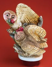 Harmony Kingdom TENDER IS THE NIGHT Owl Love Figurine Romance Annual Retired V1