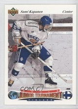 1991-92 Upper Deck Czech World Junior Tournament Sami Kapanen #37 0a1