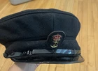 VTG Original WW1  WW2 Royal Navy Officer's Peaked Military Cap Segraves Sydney
