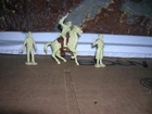 MARX 54MM ROY ROGERS DALE EVANS PAT BRADY 1960's PLAYSET CHARACTER FIGURES