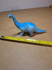 Vintage Playskool Definitely Dinosaurs Blue Brontosaurus Figure 1988