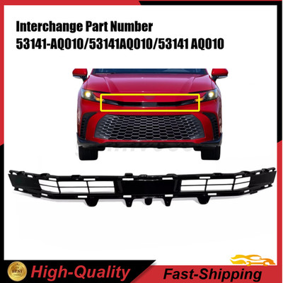 Fits For 2025 Toyota Camry LE SE Grille Front Bumper Upper Grille Gloss Black