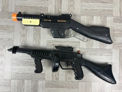 1950s Toy Gun x 2 - Flying Saucer Machine (Tiger - Japan) & Radar Raider (Wasser)