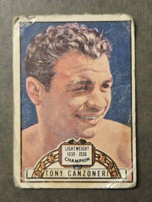Boxing 1951 Topps Ringside #63 Tony Canzoneri