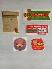 Alte Aufkleber, Sticker, Fressnapf, Tierschutz, Tiere, Werbung, Werbeaufkleber