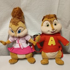 Alvin and the Chipmunks Alvin Brittany Chipmunk Bag Stuffed 2011 Animal 17