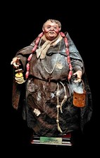 Il Munaciello - Figur Hirte neapolitanische Krippe Glücksbringer aus Terrakotta