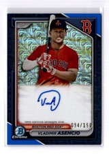 2024 Bowman Chrome Prospect Vladimir Asencio Auto Autograph MEGA BOX BLUE /150