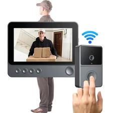 2.4G Wireless Video Intercom Doorbell Two Way Voice Video Monitoring Doorbell 