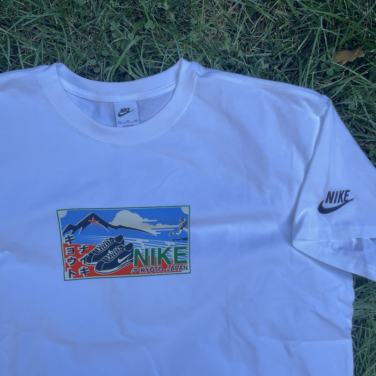 Nike Kyoto Japan Limited Edition White T-Shirt Men's Size 3XL | eBay
