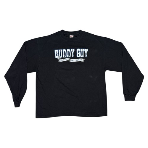 BUDDY GUY CAN'T QUIT THE BLUES LONG SLEEVE TOUR T-SHIRT XXL DOUBLE SIDED 2008
