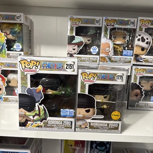 Funko POP! One piece: King Of Hell Zoro And Zoro Chase / W Protector .