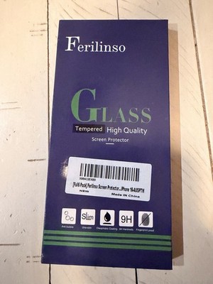 Ferlinso Tempered Glass Screen Protector iPhone 16 Ultra Slim 9H Anti-Scratch