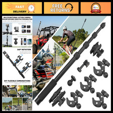 Motorcycle Handlebar Mount 59" Invisible Selfie Stick for Insta360 GoPro