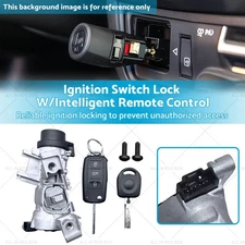 Ignition Switch Lock Cylinder W/Remote Key Suitable For VW Golf 04-11Jetta 06-18