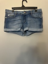 Stella McCartney Light Blue Denim Shorts Size 30 Inseam 2  