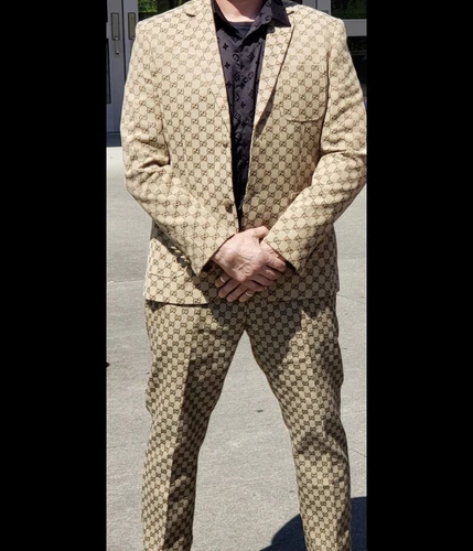 Gucci blazer uomo beige. Blazer singolo taglia L US 41 42 regular