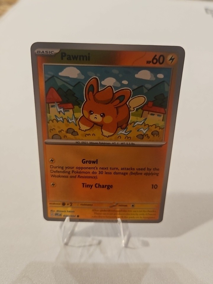Pawmi 32/94 - Reverse Holofoil NM - ME: Phantasmal Flames - Pokémon TCG