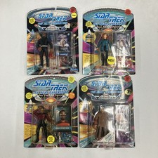 Star Trek The Next Generation Figurka akcji Lot Worf La Forge Dr Crusher Noonian