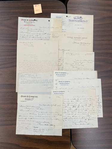 Bicycle co.  letters from  Michigan. to Plymouth, Ind 10pcs L20