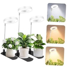 Grow Light for Indoor Plants, Height Adjustable Plant Grow Lamp 3 Packs White
