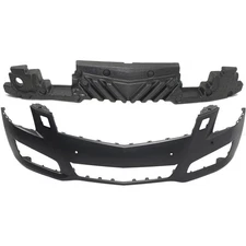 Bumper Cover Kit For 2013-2014 Cadillac ATS Primed with Bumper Absorber Front