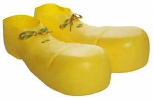 big yellow shoes
